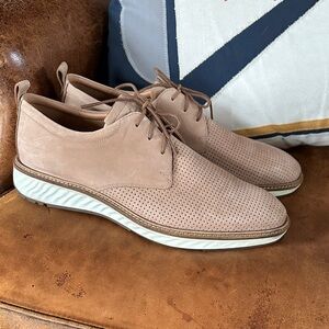 Men's Ecco DriTan Perforated Leather Shoes